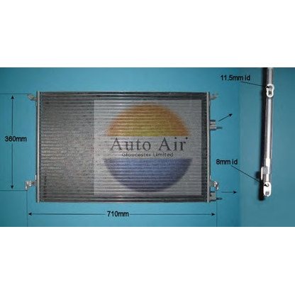 Photo Condenser, air conditioning AUTO AIR GLOUCESTER 166020