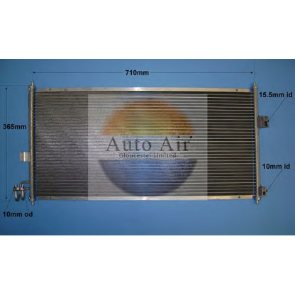 Photo Condenser, air conditioning AUTO AIR GLOUCESTER 166208