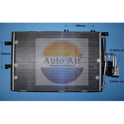 Фото Конденсатор, кондиционер AUTO AIR GLOUCESTER 166211A