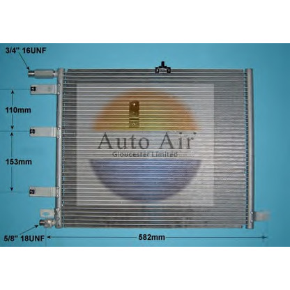 Photo Condenser, air conditioning AUTO AIR GLOUCESTER 166499