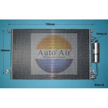 Photo Condenser, air conditioning AUTO AIR GLOUCESTER 166514