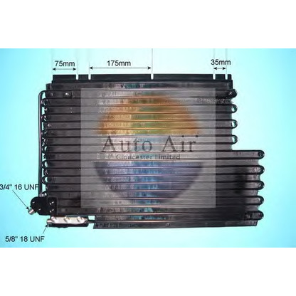 Photo Condenser, air conditioning AUTO AIR GLOUCESTER 166541