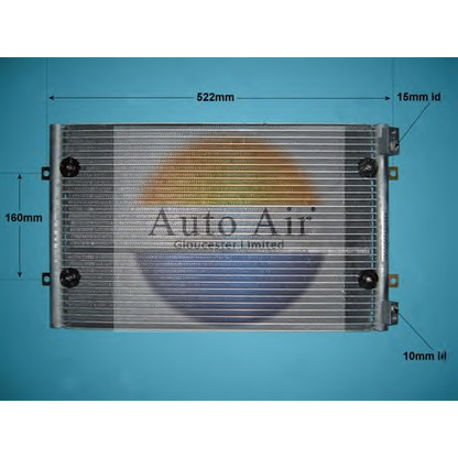 Photo Condenser, air conditioning AUTO AIR GLOUCESTER 168892