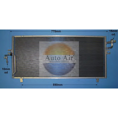 Foto Condensador, aire acondicionado AUTO AIR GLOUCESTER 169120