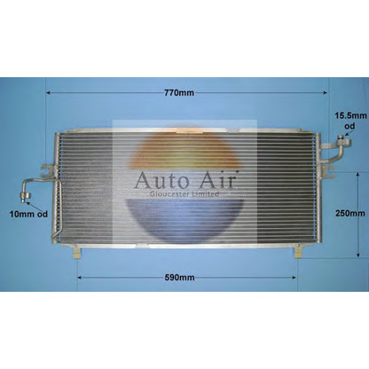 Photo Condenser, air conditioning AUTO AIR GLOUCESTER 169121