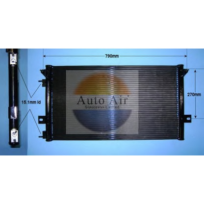 Photo Condenser, air conditioning AUTO AIR GLOUCESTER 169745