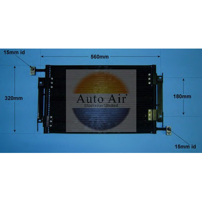 Photo Condenser, air conditioning AUTO AIR GLOUCESTER 169782