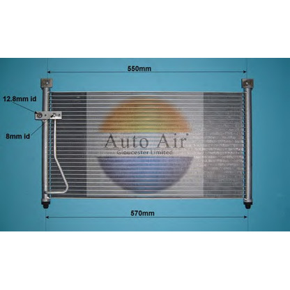 Foto Condensador, aire acondicionado AUTO AIR GLOUCESTER 169784