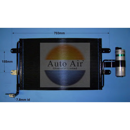 Photo Condenser, air conditioning AUTO AIR GLOUCESTER 169786