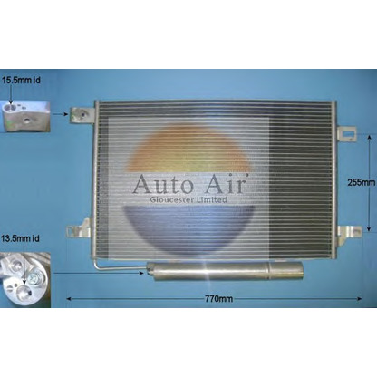 Photo Condenser, air conditioning AUTO AIR GLOUCESTER 169925