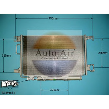 Foto Condensador, aire acondicionado AUTO AIR GLOUCESTER 161340A