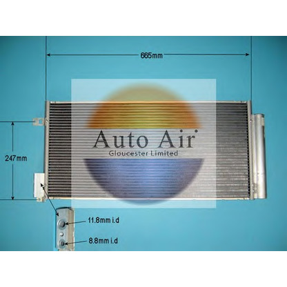 Photo Condenser, air conditioning AUTO AIR GLOUCESTER 169800