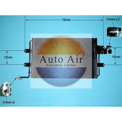 Photo Condenser, air conditioning AUTO AIR GLOUCESTER 161032