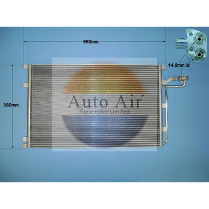 Zdjęcie Skraplacz, klimatyzacja AUTO AIR GLOUCESTER 160008