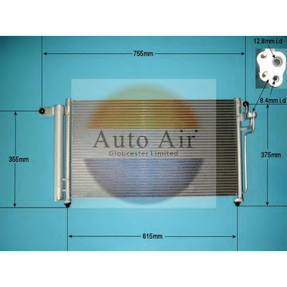 Photo Condenser, air conditioning AUTO AIR GLOUCESTER 160007
