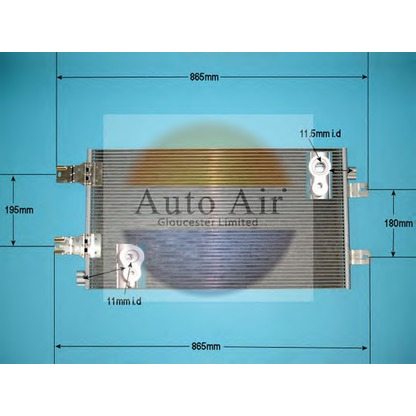 Foto Kondensator, Klimaanlage AUTO AIR GLOUCESTER 161383