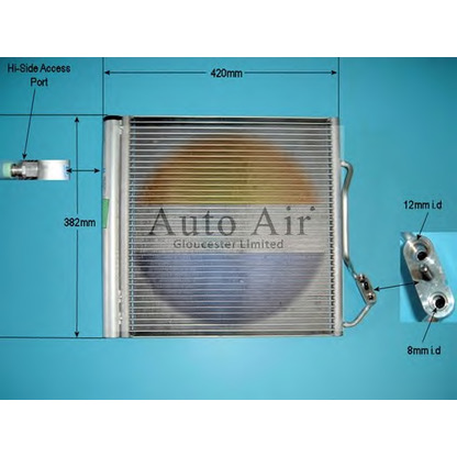 Foto Kondensator, Klimaanlage AUTO AIR GLOUCESTER 161318