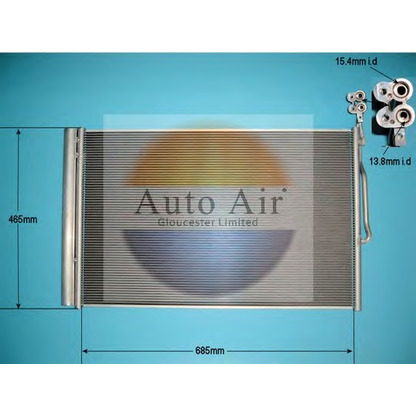 Photo Condenser, air conditioning AUTO AIR GLOUCESTER 166228