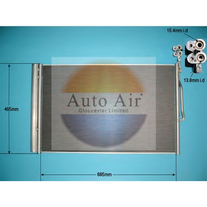 Foto Condensador, aire acondicionado AUTO AIR GLOUCESTER 166228