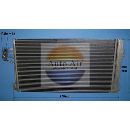 Photo Condenser, air conditioning AUTO AIR GLOUCESTER 168894