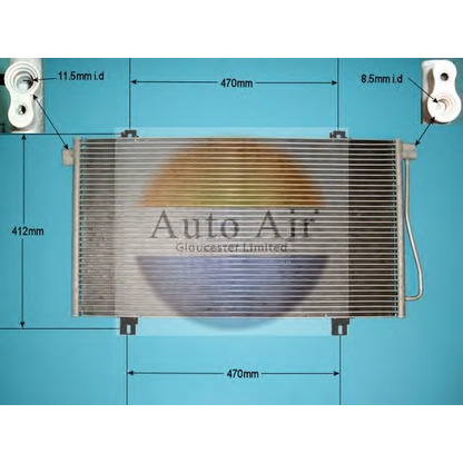 Foto Condensador, aire acondicionado AUTO AIR GLOUCESTER 161089