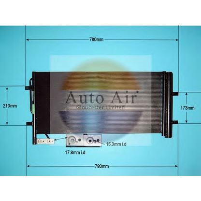 Photo Condenser, air conditioning AUTO AIR GLOUCESTER 169971