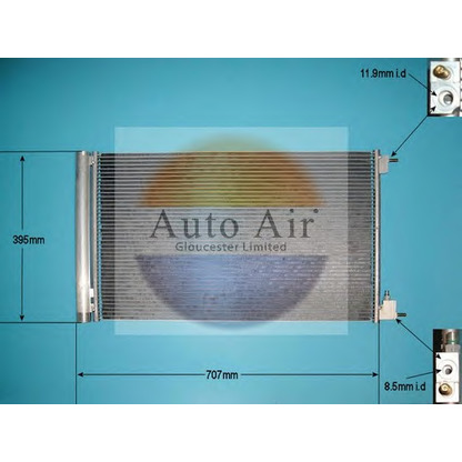 Photo Condenser, air conditioning AUTO AIR GLOUCESTER 160011