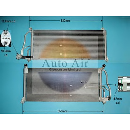 Photo Condenser, air conditioning AUTO AIR GLOUCESTER 161006