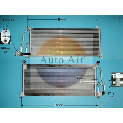 Foto Condensador, aire acondicionado AUTO AIR GLOUCESTER 161006