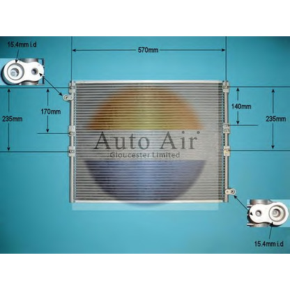 Photo Condenser, air conditioning AUTO AIR GLOUCESTER 161023