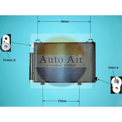 Foto Kondensator, Klimaanlage AUTO AIR GLOUCESTER 161028A