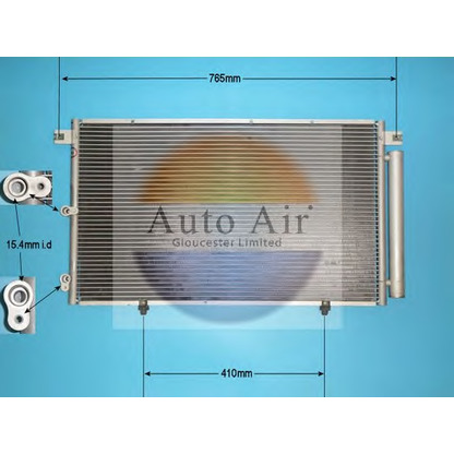 Foto Kondensator, Klimaanlage AUTO AIR GLOUCESTER 161082