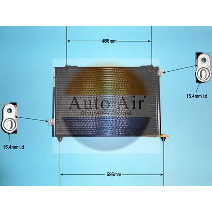 Zdjęcie Skraplacz, klimatyzacja AUTO AIR GLOUCESTER 161146