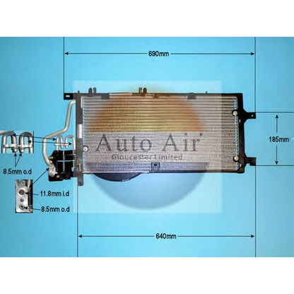 Photo Condenser, air conditioning AUTO AIR GLOUCESTER 161244