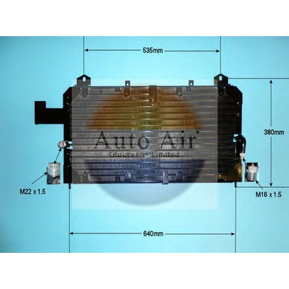 Zdjęcie Skraplacz, klimatyzacja AUTO AIR GLOUCESTER 161293