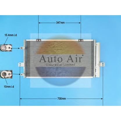 Zdjęcie Skraplacz, klimatyzacja AUTO AIR GLOUCESTER 161296