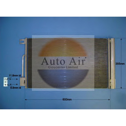 Фото Конденсатор, кондиционер AUTO AIR GLOUCESTER 161067