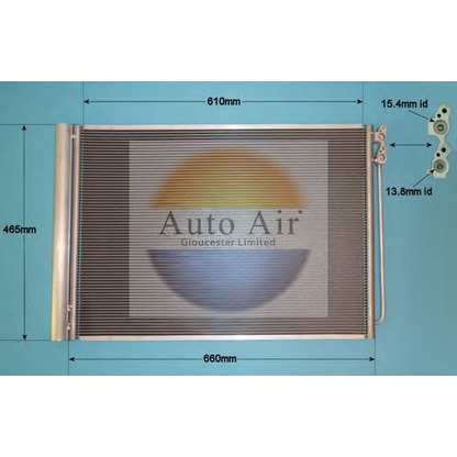Photo Condenser, air conditioning AUTO AIR GLOUCESTER 161358