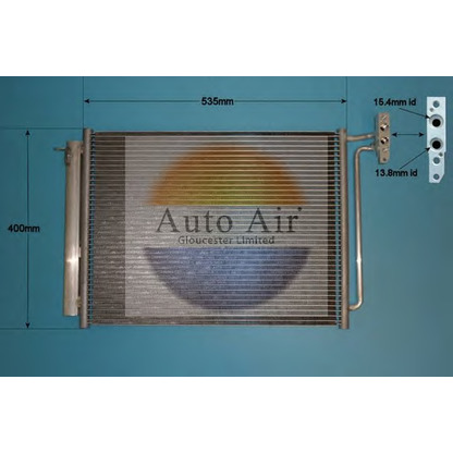 Photo Condenseur, climatisation AUTO AIR GLOUCESTER 166100