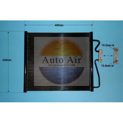 Photo Condenser, air conditioning AUTO AIR GLOUCESTER 169693