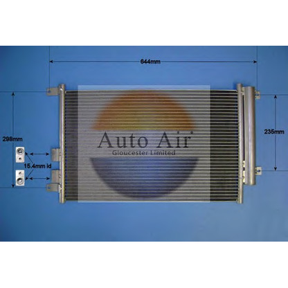 Foto Condensador, aire acondicionado AUTO AIR GLOUCESTER 169694