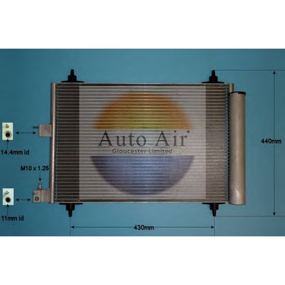 Photo Condenser, air conditioning AUTO AIR GLOUCESTER 169748
