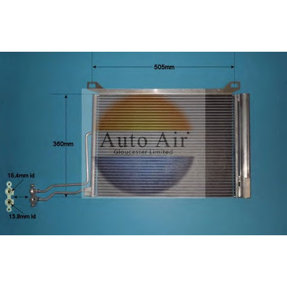 Photo Condenser, air conditioning AUTO AIR GLOUCESTER 169915