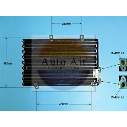 Photo Condenser, air conditioning AUTO AIR GLOUCESTER 162034