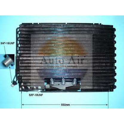 Photo Condenser, air conditioning AUTO AIR GLOUCESTER 166546