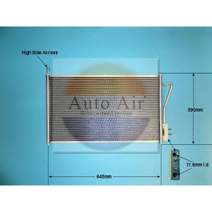 Foto Kondensator, Klimaanlage AUTO AIR GLOUCESTER 169714