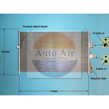 Zdjęcie Skraplacz, klimatyzacja AUTO AIR GLOUCESTER 169902