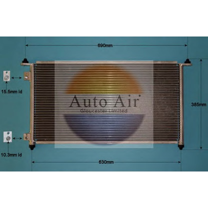 Photo Condenseur, climatisation AUTO AIR GLOUCESTER 160002