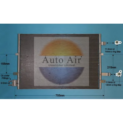 Photo Condenseur, climatisation AUTO AIR GLOUCESTER 161049