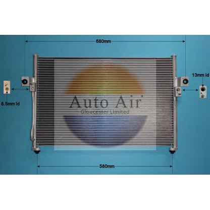 Foto Condensador, aire acondicionado AUTO AIR GLOUCESTER 161063